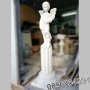 Постамент със статуя фигура ангел от бетон, снимка 1 - Градински мебели, декорация  - 35852159