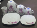 Сет за закуска орхидея Germany порцелан, снимка 11