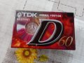 TDK D 60 нова аудио касета, снимка 1