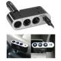 Silver Crest - Разклонител за запалка на кола USB, 3 гнезда , снимка 4