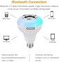 Bluetooth колона LED RGB диско лампа крушка музика, снимка 3