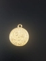 Позлатена османска монета с халка , снимка 5