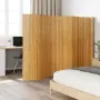 vidaXL Преграда за стая, натурален, ширина 800 см, височина 165 см, бамбук, снимка 2