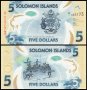 ❤️ ⭐ Соломонови Острови 2019 5 долара UNC ⭐ ❤️, снимка 1 - Нумизматика и бонистика - 42200434