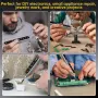 Комплект безжичен поялник, презареждащ се с USB-C, бързо нагряване 8 секунди, 180-450°C, снимка 3
