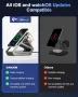 NANAMI Безжично зарядно устройство 3 в 1 за  iPhone, iWatch, AirPods, снимка 8