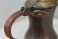 Стара ръчно кована медна арабска кана , снимка 7