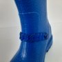 Ccilu - Дамски гумени ботуши Buker, сини, размер 37 / стелка 23 см./.                       , снимка 6