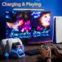 Fenolical Зарядна Станция за PS5 – Бързо Зареждане за 2 DualSense Контролера, снимка 3