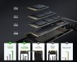 Адаптер  M.2 NVME SSD към PCIe 4.0 Adapter Card, 64Gbps SSD твърд диск памет, снимка 5