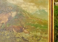 Стара маслена картина Елен,Сърни,победител,подпис. , снимка 3
