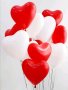 Парти балони с форма на сърце за изненада или предложение , снимка 1
