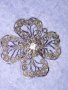 СРЕБЪРНА ЧЕТИРИЛИСТНА ДЕТЕЛИНА МЕДАЛЬОН ВИСОКА ПРОБА ФИЛИГРАННО СРЕБРО СТАРА РЪЧНА ИЗРАБОТКА 38449, снимка 8