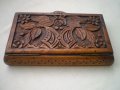 Дърворезба Стара кутия за БИЖУТА ръчно направета , снимка 2