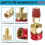 Адаптери Pindex R1234yf към R134a за бързо свързване за автомобилен хладилен агент – 2 броя НОВИ, снимка 3
