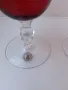 2 бр червени чаши, ръчна изработка, духано стъкло , снимка 2