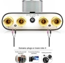 Nobsound Mini Bluetooth 5.0 Digital Power Amplifier – HiFi стерео усилвател 2×50W (черен), снимка 7