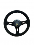 Спортен волан Дрифт АЛКАНТАРА черен универсален 340мм, снимка 3