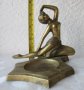 Балерина - пепелник, метал месинг бронз фигура статуетка, снимка 6