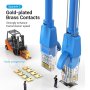 Vention Кабел LAN UTP Cat.6 Patch Cable - 0.5M Blue - IBELD, снимка 11