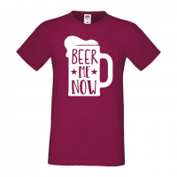 Мъжка тениска Beer Me Now 2,Бира,Бирфест,Beerfest,Подарък,Изненада,Рожден Ден, снимка 12 - Тениски - 36376740