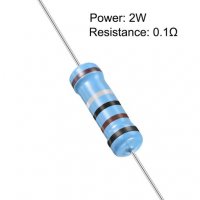 0.1ohm 2W, снимка 1 - Части и Платки - 39729075