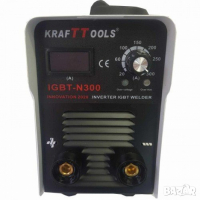 Немски Инверторен Електрожен Kraft Tool 300А, снимка 2 - Други инструменти - 36389660