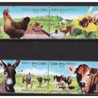 КУБА 2018 Домашни животни чиста серия 4 марки, снимка 1 - Филателия - 44223760