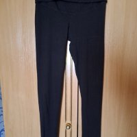 Дамски летен панталон с еластична и висока талия черен фин , снимка 5 - Панталони - 41117919