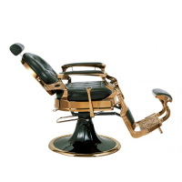 Бръснарски стол Kirk - зелен, снимка 4 - Бръснарски столове - 44620953