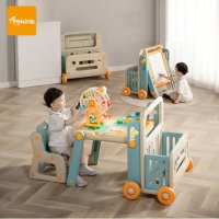 Мултифункционална детска маса със столче, снимка 3 - Мебели за детската стая - 41994482