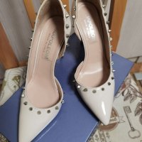 Италиански обувки на висок ток, снимка 1 - Дамски елегантни обувки - 35769146