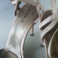Menbur сандали официални дамски номер 38, снимка 6 - Дамски обувки на ток - 41367001