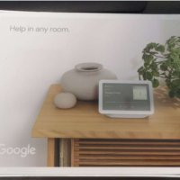Смарт тонколона Google Nest Hub (2nd Gen), 7" touchscreen, Wi-Fi, Bluetooth, 3 микрофона,, снимка 1 - Друга електроника - 41317337