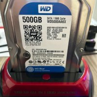 HDD SATA 500GB WD /3/, снимка 1 - Твърди дискове - 41779404