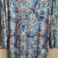 Модерна блуза шарена, снимка 2 - Блузи с дълъг ръкав и пуловери - 44794002