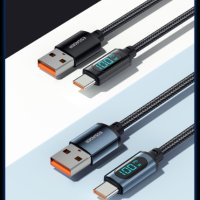Essager Кабел USB към Type-C 100W бързо зареждане 1м, снимка 6 - USB кабели - 41825706