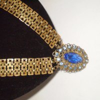 стар красив нагръден накит от златно дубле, снимка 17 - Антикварни и старинни предмети - 40288520
