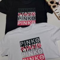 PINKO t shirt дамски прави тениски Памук , снимка 2 - Тениски - 39766485