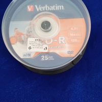 21 бр. Verbatim DVD-R - 16x, 4.7 GB, 120 min , снимка 2 - Други - 36345307