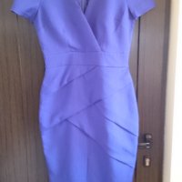 лилава рокля тип лале, снимка 1 - Рокли - 35998851