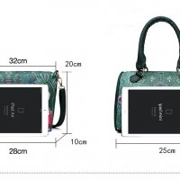 Дамска чанта от Еко кожа - Елегантен Комплект от 6 части, снимка 3 - Чанти - 35908897