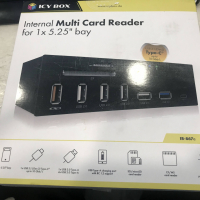 CY BOX IB-867a Четец на външни карти с памет microSD, SD, USB-C™, USB 3.2 1-во поколение (USB 3.0), , снимка 3 - Други - 36148483