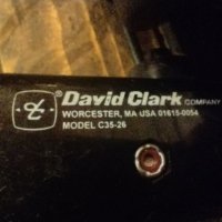 Крайна цена!Слушалки (авиаторски) DAVID CLARK H3530 + C35-26 интерком, снимка 3 - Слушалки и портативни колонки - 41343553