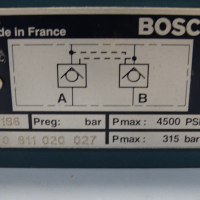 Хидравличен блок BOSCH 0811 020 block valve cover, снимка 3 - Резервни части за машини - 36376477