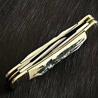 Black Stag aStockman. Компактен сгъваем ловен нож с три полирани остриета.(MR479), снимка 3 - Ножове - 40563070