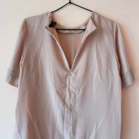 H&M Блуза къс ръкав с камъчета 36 размер ❤️, снимка 4 - Тениски - 44311394