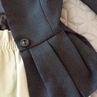 Стилен сет от сако Evis и кожена пола, снимка 9 - Сака - 35849863