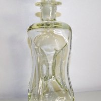 Антично шише от прозрачно стъкло "Kluk Kluk" - 0.5 литра, снимка 5 - Декорация за дома - 41770289
