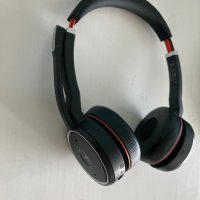 Слушалки Jabra Evolve 75 Stereo UC, микрофон, Bluetooth, черни, снимка 2 - Bluetooth слушалки - 41738594